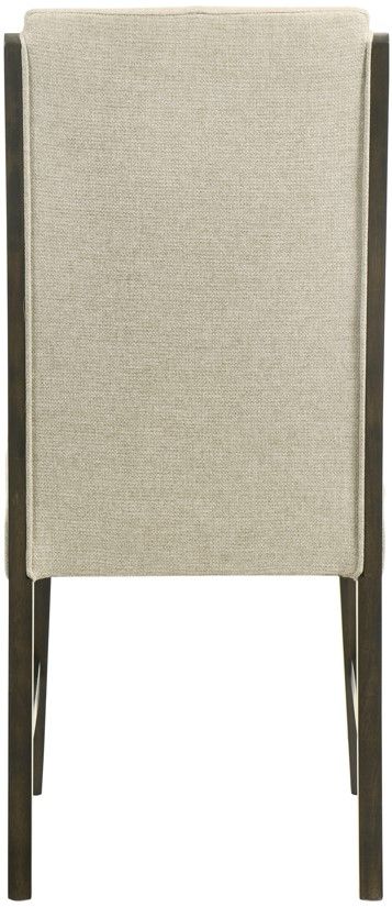 Crown Mark Herbert Beige/Brown Upholstered Dining Side Chair-3