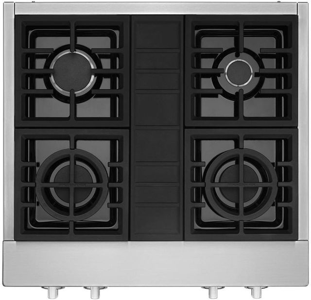 KitchenAid® 30" Stainless Steel Gas Rangetop-2