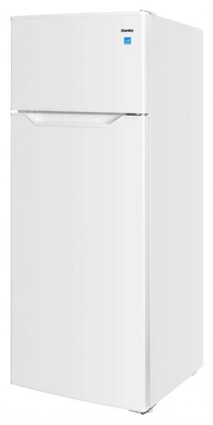 Danby® 7.4 Cu. Ft. White Counter Depth Top Freezer Refrigerator-2