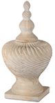 A & B Home Chester White Swirl Vase-0