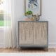 Coast2Coast Home™ Cragen Antique White/Gray Accent Cabinet-1