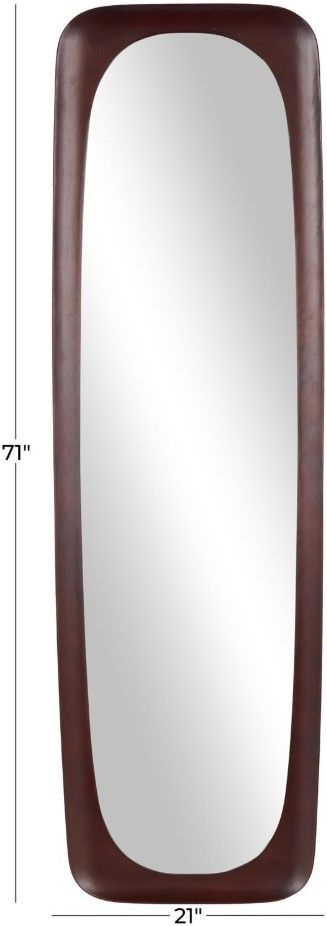 Deco Marche Dark Brown 71" Wall Mirror-2