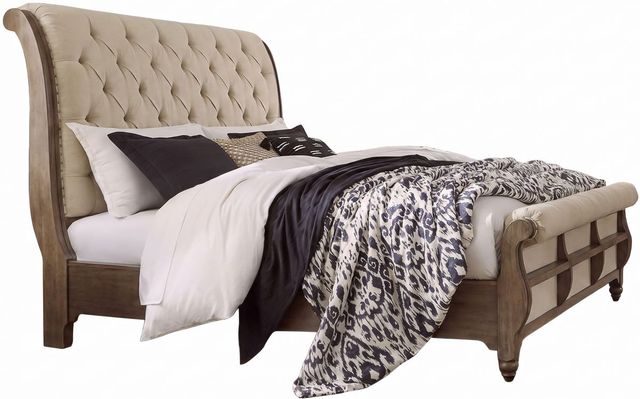 Liberty Furniture Americana Farmhouse 5-Piece Black/Dusty Taupe Queen Sleigh Bedroom Set-1