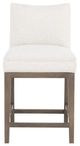Fairfield® Customizable Entree Dining Concave Short Back Counter Stool-1