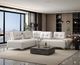 ACME Furniture Turano 2-Piece Pearl White Leather Sofa Sectional-1