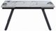 ACME Furniture Damita White Dining Table with Black Base-3