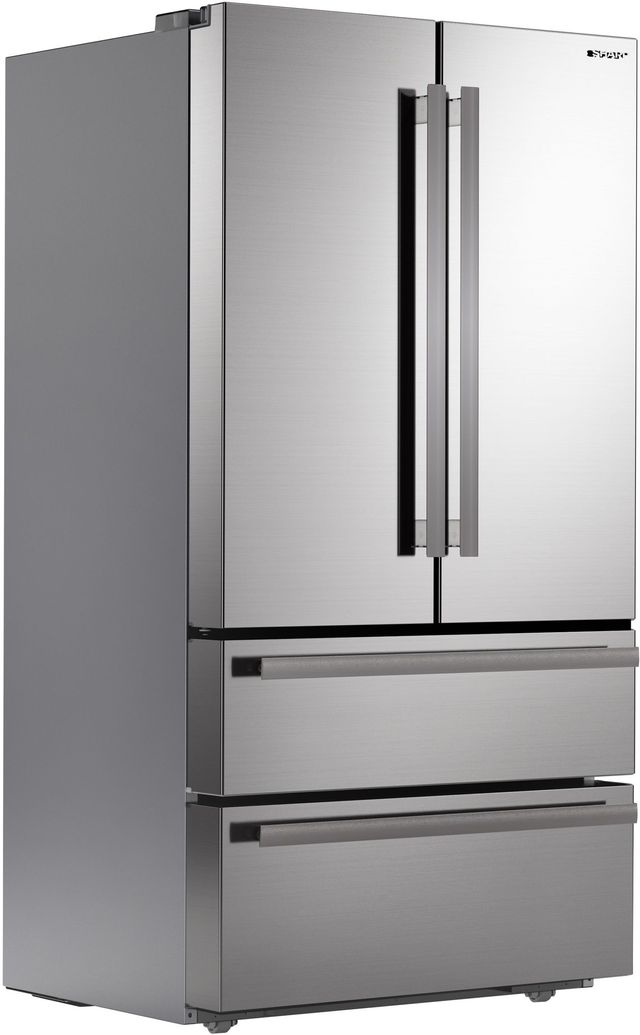 Sharp® 36 in. 22.5 Cu. Ft. Stainless Steel Counter Depth French 4-Door Refrigerator-9