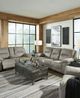 Signature Design by Ashley® Next-Gen Gaucho Putty Power Reclining Loveseat with Console-4