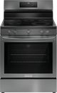 Frigidaire Gallery® 30" Smudge-Proof® Black Stainless Steel Freestanding Electric Range -0
