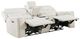 Homelegance® Celeste Beige Double Power Reclining Loveseat with Center Console-4