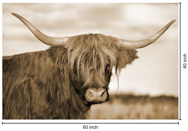 Classy Living Highland Cow Serenity Wall Art-2