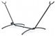 Furniture of America® Haley Black/Brown Fabric and Steel Outdoor Hammock-1
