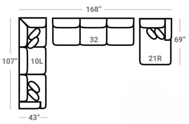 Stanton™ 3-Piece Right-Arm Facing Sectional and Chaise-1