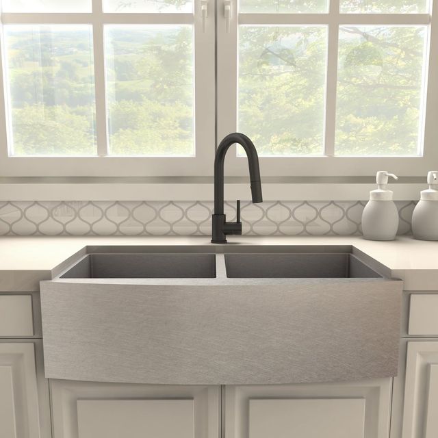ZLINE Autograph Edition Matte Black Dante Pull Down Single Handle Kitchen Faucet-4