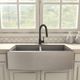 ZLINE Autograph Edition Matte Black Dante Pull Down Single Handle Kitchen Faucet-4