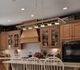 Cal® Lighting & Accessories Kelso Antique Brass/Light Oak Chandelier-1