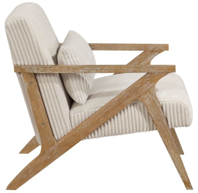 Homelegance® Chevron Beige/Brown Accent Chair-3