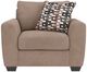 Benchcraft® Triston-Peaks Suede Chair and a Half-2