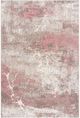 Cosmos Carpets Axxent 003 Red/White 3' x 5' Area Rug-0