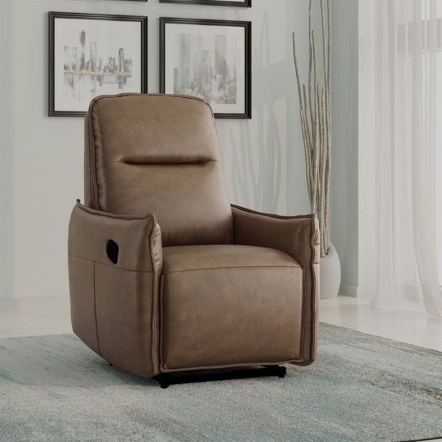 Emerald Home Justine Brown Sanded Manual Recliner-2