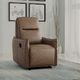 Emerald Home Justine Brown Sanded Manual Recliner-2