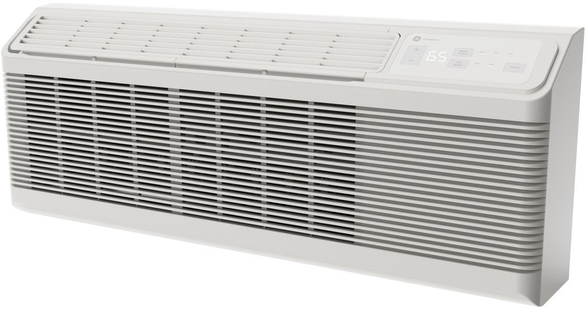 GE Zoneline® 12,000 BTU's Gray White Thru the Wall Air Conditioner