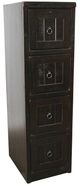 American Heartland Manufacturing Rustic 4-Drawer File Cabinet-0