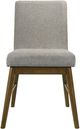 Elements International Malibu Brown/Warm Dining Side Chair -1