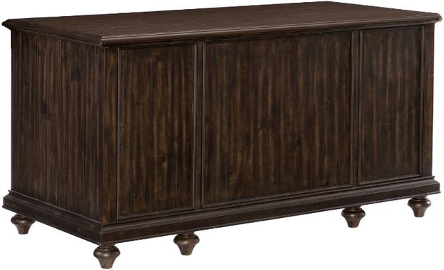 Mazin Furniture Cardano Driftwood Charcoal Executive Desk-2