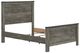 Signature Design by Ashley® Frandern Black/Gray Twin Panel Bed-1