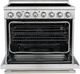 FORNO® Paolo Series Alta Qualita 36" Stainless Steel Pro Style Electric Range -1