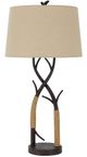 Cal® Lighting & Accessories Peco Black Iron Table Lamp-0