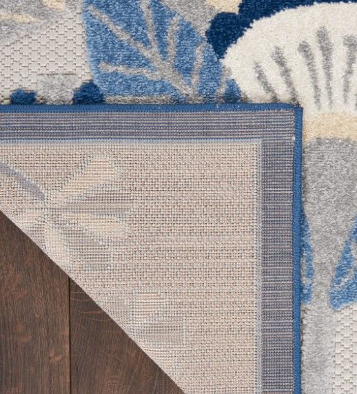 Nourison Home™ Aloha Blue Gray 5'x8' Area Rug-2