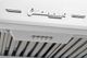 Unique® Appliances Classic Retro 24" Marshmallow White Wall Mounted Range Hood-4