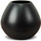 Le Present Drop Wide Black 6" Vase-0