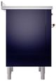 Ilve® Nostalgie II Series 36" Blue Pro Style Induction Range-4