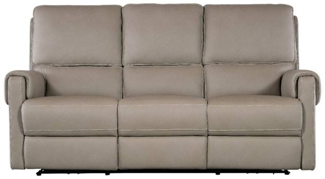 Hooker® Furniture SS Somers Dark Taupe Power Reclining Sofa with Power Headrest-2