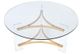 ACME Furniture Sosi Glass Top Coffee Table with Gold Base-4
