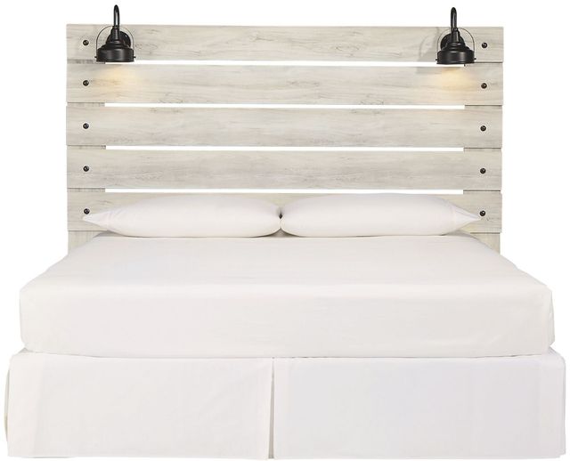 Signature Design by Ashley® Cambeck Whitewash King Panel Headboard-3