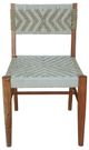 A & B Home Tabbu Cream/Grey Weaving Dining Chair-1