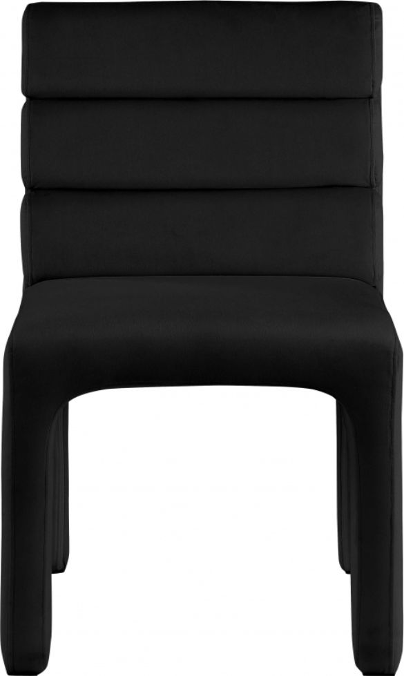 Meridian Furniture Kai Black Velvet Dining Chair-1
