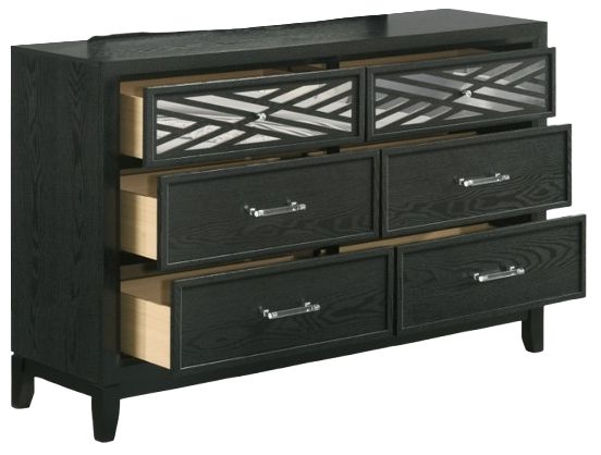 New Classic® Home Furnishings Obsidian Black Dresser-3