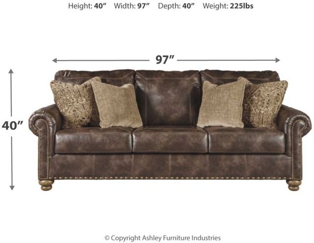 Signature Design by Ashley® Nicorvo Coffee Queen Sofa Sleeper-2