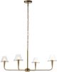 Renwil® Maite Dark Antique Brushed Brass Chandelier-3