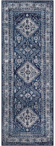 Surya Monte Carlo Navy 3'x7' Runner Rug-0
