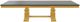 Mavin Customizable 38" x 84" Cosmo Extendable Dining Table with 2 Leaves-1