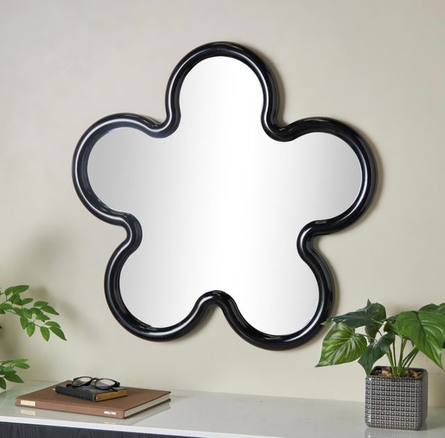 Deco Marche Black 32” Star Large Wall Mirror-4