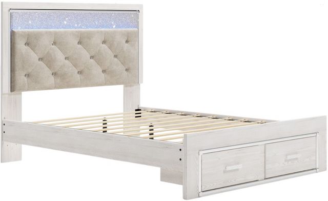 Signature Design by Ashley® Altyra White Queen Upholstered Storage Bed-4