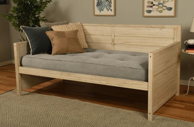 Kodiak Furniture Linen Stone 8" Coil Hinged Innerspring Twin Mattress -2