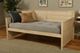 Kodiak Furniture Linen Stone 8" Coil Hinged Innerspring Twin Mattress -2